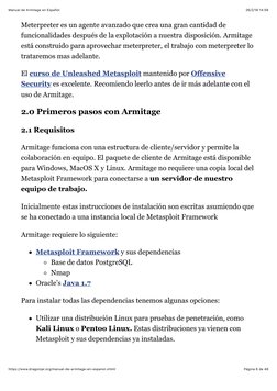 26/2/18 14(58
Manual de Armitage en Español
Página 6 de 48
https://www.dragonjar.org/manual-de-armitage-en-espanol.xhtml
Mete