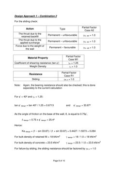 Eurocode 7 Gravity Retaining Wall Guide | PDF