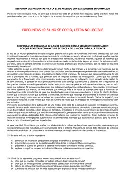 RESPONDA LAS PREGUNTAS 49 A LA 51 DE ACUERDO CON LA SIGUIENTE INFORMACION 
 
Por si no viven en Nueva York, les dire que el W