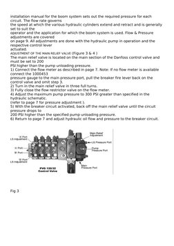 Hydraulic Pump Pressure Adjustment Guide | PDF | Pump | Valve