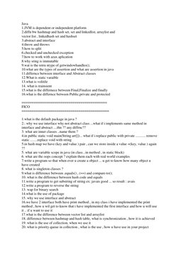 Selenium Java Interview Questions Guide | PDF | Method (Computer ...