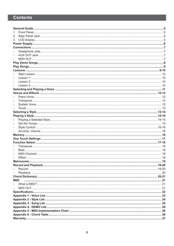 Style Tec Keyboard Connection Instructions.pdf 61-Key Electronic Keyboard Instruction Manual | PDF | Electrical ...