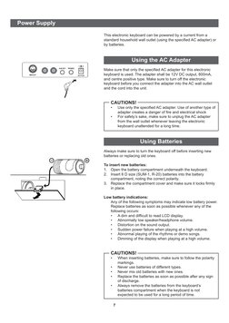 Style Tec Keyboard Connection Instructions.pdf 61-Key Electronic Keyboard Instruction Manual | PDF | Electrical ...