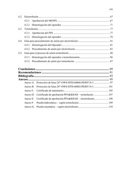 xiii 
4.2. Electrofusión ....................................................................................................