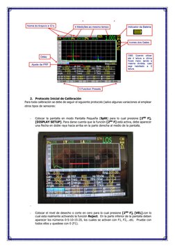 2. Protocolo Inicial de Calibración 
Para toda calibración se debe de seguir el siguiente protocolo (salvo algunas variacio