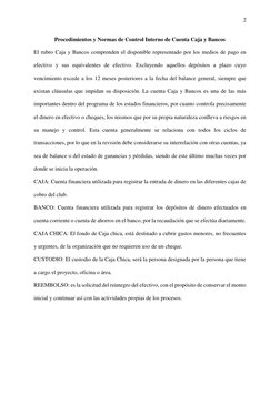 Control Interno de Caja y Bancos | PDF | Cheque | Bancos