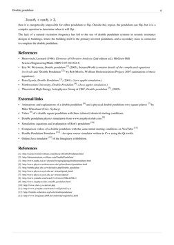 Double pendulum
4
then it is energetically impossible for either pendulum to flip. Outside this region, the pendulum can flip