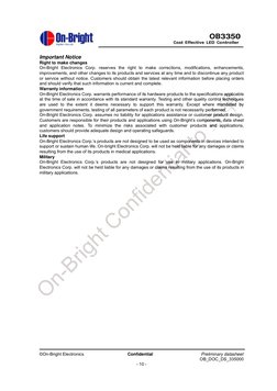 ©On-Bright Electronics                    Confidential                      Preliminary datasheet 
OB_DOC_DS_335000
- 10