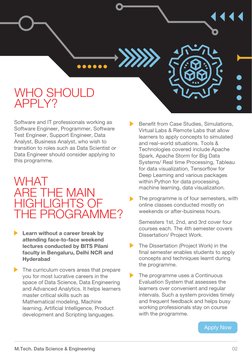 WHO SHOULD
APPLY?
Software and IT professionals working as 
Software Engineer, Programmer, Software 
Test Engineer, Support E