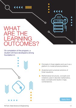 On completion of the program, a 
student will have developed a strong 
foundation in:
Apply Now (https://wilpadmissions.bits-