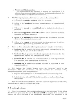 DO - s2015 - 52 (Organizational Structure of DepEd) PDF | PDF