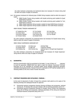WBSETCL / TECH SPEC /Rev.-2 
Page 6 of 14 
Post & Disc insulator  
 
 Any other hardware components not mentioned above but n