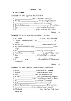 Module 7 English Test for Students | PDF | Language Arts & Discipline ...