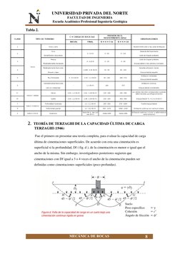 UNIVERSIDAD PRIVADA DEL NORTE 
FACULTAD DE INGENIERIA 
Escuela Académico Profesional Ingeniería Geológica 
MECÁNICA DE ROCAS