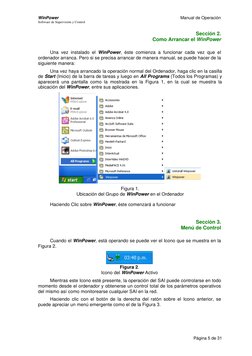 Manual de Operación de WinPower | PDF | Point and Click | Ventana ...