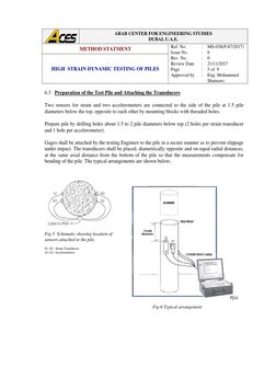 ARAB CENTER FOR ENGINEERING STUDIES  
DUBAI, U.A.E. 
METHOD STATMENT 
Ref. No. 
Issue No. 
Rev. No. 
Review Date 
Page 
App