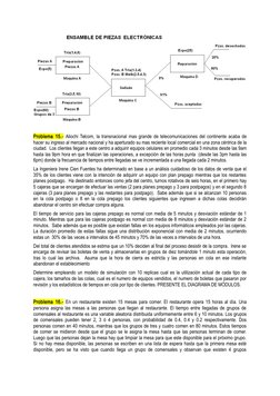 Problema 15.- Aliochi Telcom, la transnacional mas grande de telecomunicaciones del continente acaba de
hacer su ingreso al m