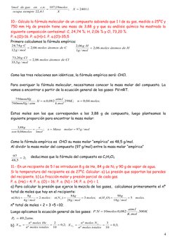 Ejercicios Resueltos de Gases Ideales | PDF | Gases | Mole (Unidad)