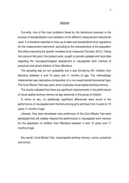 5 
 
 
Abstract 
 
Currently, one of the main problems faced by the behavioral sciences is the 
process of standardization an