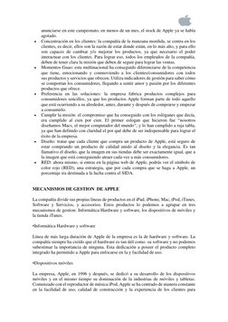 anunciarse en este campeonato, en menos de un mes, el stock de Apple ya se había 
agotado. 
 
Concentración en los cliente