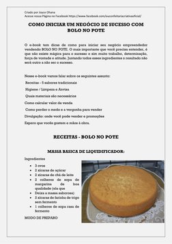 Criado por Joyce Ohana  
Acesse nossa Página no Facebook https://www.facebook.com/euconfeitariacriativaoficial/ 
 
COMO INICI