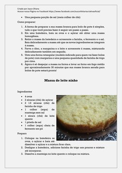 Criado por Joyce Ohana  
Acesse nossa Página no Facebook https://www.facebook.com/euconfeitariacriativaoficial/ 
 
 Uma pequ