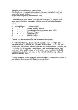 Understanding British Railway Headcodes | PDF | Train | Steam Locomotive
