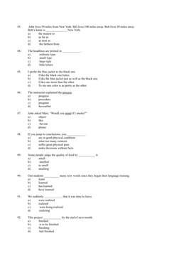83.
John lives 50 miles from New York. Bill lives 100 miles away. Bob lives 30 miles away. 
Bob’s home is ______________ New