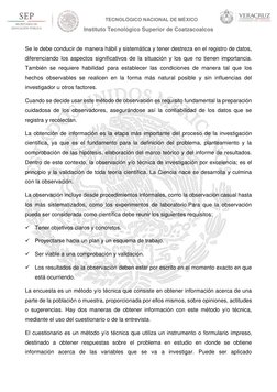 TECNOLÓGICO NACIONAL DE MÉXICO 
Instituto Tecnológico Superior de Coatzacoalcos 
 
Se le debe conducir de manera hábil y sist