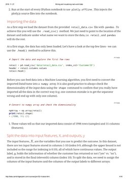 2016. 11. 27.
Mining and visualising real­world data
http://beta.cambridgespark.com/courses/jpm/02­module.html
4/16
2. Run at