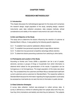 CHAPTER THREE 
RESEARCH METHODOLOGY 
3.1 Introduction  
This chapter discusses the methodological approach for the study and