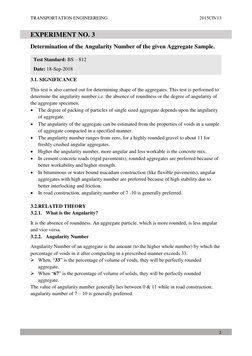 Angularity Number Test Procedure | PDF | Construction Aggregate | Road ...