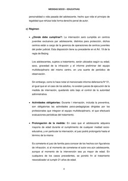 Medidas Socioeducativas para Adolescentes Infractores | PDF | Castigos ...