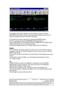 Essential AS400 Command Guide | PDF | Command Line Interface | Menu ...