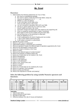 ---------------------------------------------------  Ms. Excel ------------------------------------------------------------