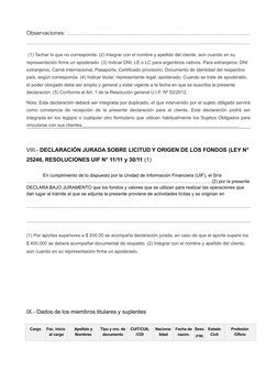 Observaciones: …………………………………………………………………………………...…
………………………………………………………………………………….............................…
 (1) Tachar