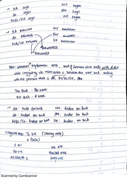 German A1 Handwritten Notes PDF | PDF