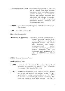 GPPB Procurement Manual Overview | PDF | Regulatory Compliance | Governance