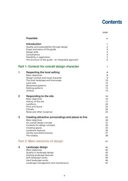Contents 
page 
Preamble 
ix 
Introduction 
1 
Quality and sustainability through design 
2 
Scope and status of the guide 
3