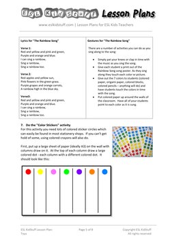 www.eslkidstuff.com | Lesson Plans for ESL Kids Teachers 
 
 
ESL KidStuff Lesson Plan: 
Toys 
Page 5 of 8 
Copyright ESL K