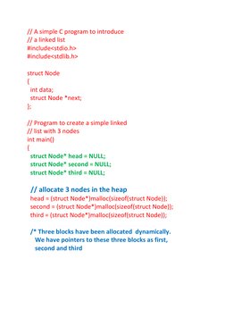 // A simple C program to introduce  
// a linked list  
#include<stdio.h>  
#include<stdlib.h>  
   
struct Node   
{  
  int