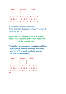 head           second           third  
        |                |               |  
        |                |