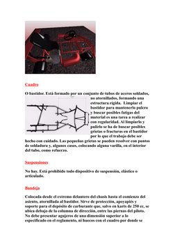 Cuadro
O bastidor. Está formado por un conjunto de (http://www.prokar (http://www.prokart.com.ar/documentos/Perla%20Racing%20