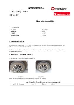 INFORME TECNICO 
 
Av. Enrique Meiggs n° 10127 
 
RPC 966148591 
 
 
 
12 de setiembre del 2018 
 
 
 
PROPIETARIO: 
   
 
MA
