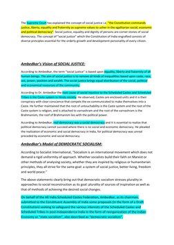 Ambedkar's Vision of Social Justice | PDF | Social Justice | Socialism