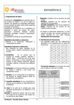 Profesora: Fiorella Pérez Pachas             1 
10
12
16
18
10
08
14
10
12
13
09
10
12
13
15
13
11
10
09
15
12
10
08
11
16
16