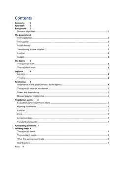 Contents
Acronyms
1
Approvals
1
Background
1
Business objectives.............................................................