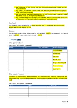 -
e.g. ensure that the new contract start date aligns / overlaps with the previous contract 
completion date
-
e.g. find out