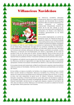 Villancicos Navideños 
 
Los 
villancicos 
navideños 
(llamados 
simplemente villancicos, según la primera 
acepción del Dicc