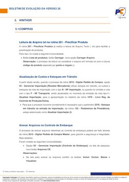 BOLETIM DE EVOLUÇÃO DA VERSÃO 26 
                       
 
 
Página 7 de 80 
© Todos os direitos reservados. – PC Sistemas